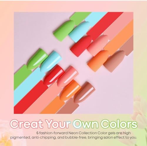 Image of Gel polish Nail Lacquer | Glossy Gel Finish | Rich Pigmentation | Chip Free | Quick Drying Formula | Long Lasting Nail Polish for Women 15ml set