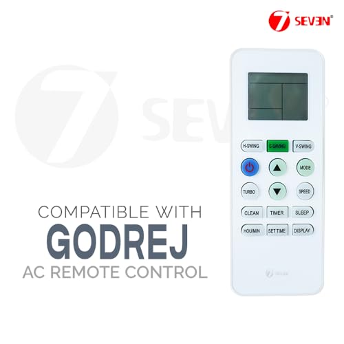 Image of 7SEVEN Compatible of Godrej Ac Remote Original Model 223A 433kHz Suitable for 1 1.5 2 Ton Split Air Conditioner 15 Keys Ensure Each Key Match and Genuine Remotes Replicate Exactly