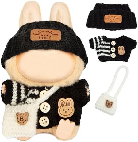 17cm Doll Outfits for Labubu - Kawaii Chic Style Set for 17cm Dolls, Cute Doll C