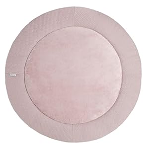 BO Baby’s Only – Gebreid boxkleed rond Sky – Parklegger – Speelkleed – Oud Roze – Ø90 cm – Extra dik – Tweezijdig te gebruiken