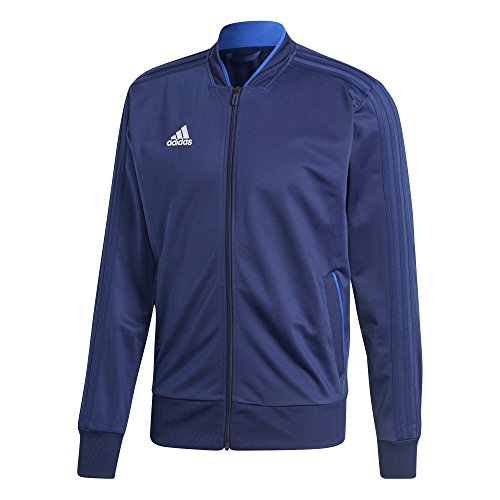 Adidas Men's Condivo 18 Polyester Jacket Dark Blue/White Small #TOP3