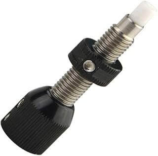 MILAEM Aluminum Archery Cushion Plunger Hunting Shooting Screw-in Pressure Button Click Action for Recurve Bow (Black)