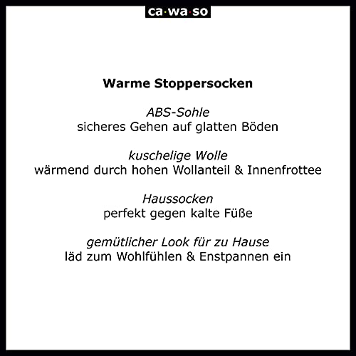 Stoppersocken Damen aus Wolle mit ABS Sohle, 1er-Pack