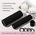 LuSeren 120PCS Black Hair Ties for Thick Hair – Seamless No Damage Elastic Ponytail Holders, Black Hair Band,Bulk Nylon Hair Elastics for Women