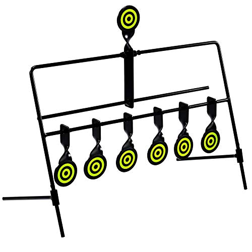 Knine Outdoors 6 Targets Air Gun Pellet Bb Gun Resetting Target, Rated For .22 .177 Caliber #TOP6