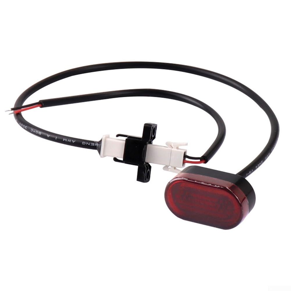 Kit de luz de freno trasera y hebilla de cable de batería para scooter eléctrico Xiaomi Pro, montaje de luz trasera de repuesto con línea de alimentación de 18 cm, B