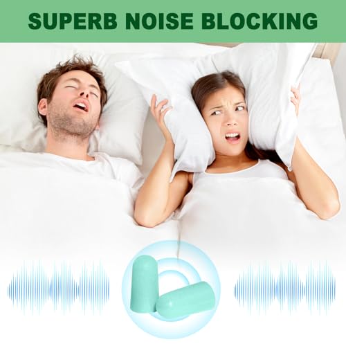 Miniatura 5 de 60 Pares Tapones Oídos Cancelación De Ruido Para Dormir - Espuma Ultra Suave - Reducción De Ruido