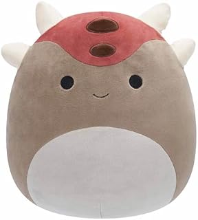 Squishmallows SQCR04091 - Ainhoca der Panzerdino 19 cm, oficjalny plusz Kelly Toys, super miękka przytulanka