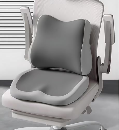 Aikenn メモリーフォーム通気性シートクッション、オフィスの長時間座るおむつ、ゾーン圧力緩和と滑り止めシート、畳のお尻、学生の お尻、妊婦のための長時間座る