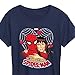 Marvel Spider-Man - Mary Jane Valentine - Women's Short Sleeve Graphic T-Shirt - Size Large Navy