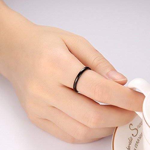 VNOX Customize Personalized 2MM/4MM/6MM/8MM Tungsten Carbide Simple Polished Finish Wedding Band Engagement Rings for Men Women2