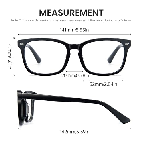 Image of Cyxus Blue Light Glasses Men Women Reduce Eye Strain UV400 Protection 8082
