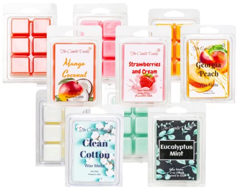 The Candle Daddy Family Friendly FAVES Volume II - 5 Pack of Wax Melts - 30 Total Cubes - 10 Total Ounces