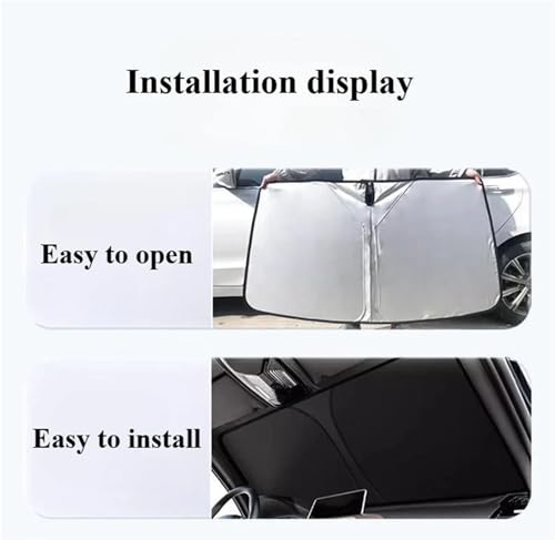 Pare-brise intérieur soleil protection auto réfléchissante Skoda Octavia A7 S - 3