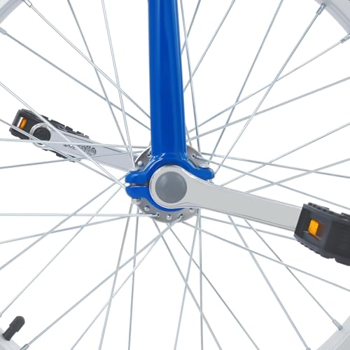 Image of DYNAMI Unicycle with Excellent Steel Frame,Leakproof Tire,Adjustable Height,Curved PU Seat,Mute Bearing,Anti-Slip Designs,for Outdoor Sports Fitness Exercise