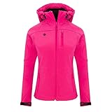 Térmica Izas Oka Chaqueta Softshell, Mujer, Fuxia/Fuxia, XL