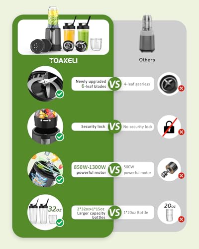 TOAKELI Smoothie Blender BL-J316 の商品画像 1