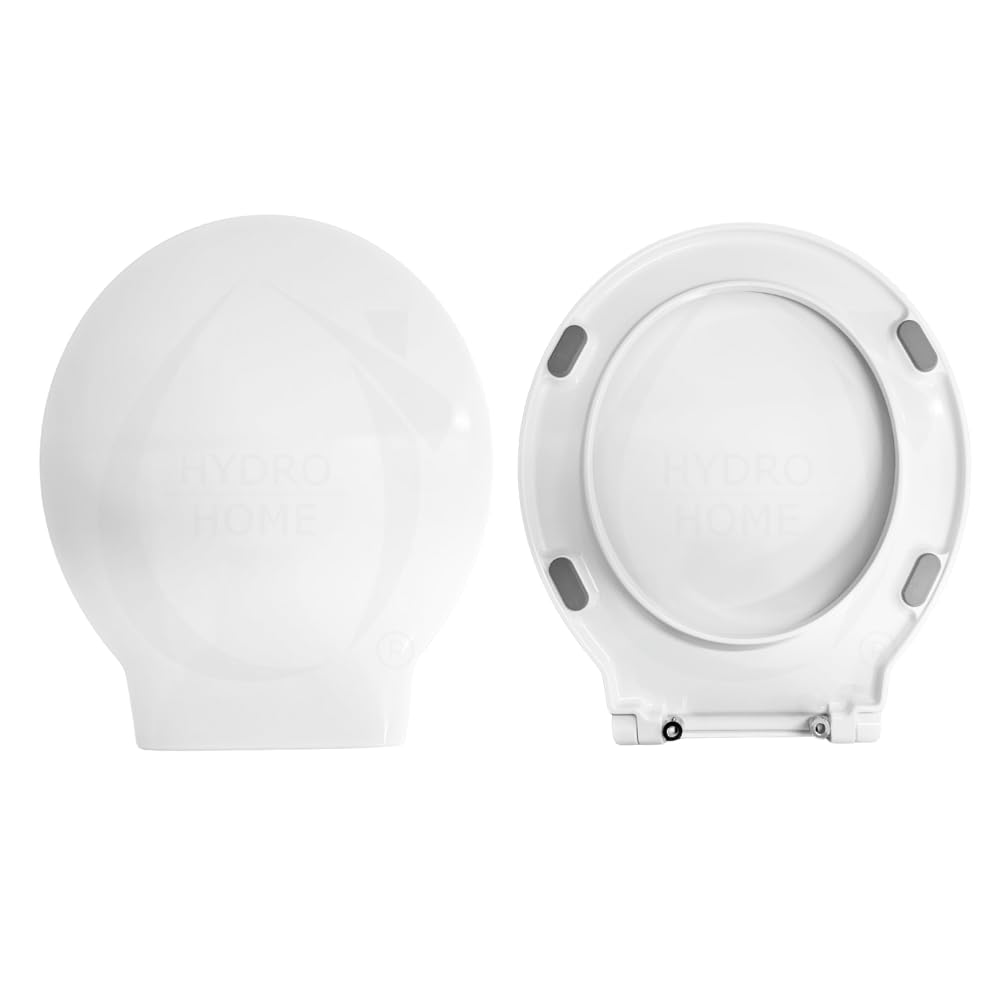 Copriwater Sedile Wc Ergo Galassia Come Originale, In Plastica Termoindurente,Colore Bianco MADE IN ITALY CHIUSURA AMMORTIZZATA