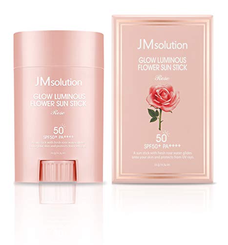 [JM SOLUTION] Glow Luminous Flower Sun Stick Rose 21g (SPF50+ PA++++) For Outdoors