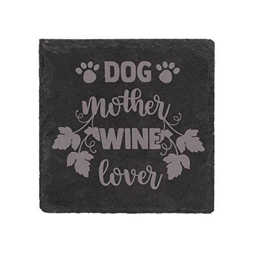 60 Second Makeover Limited Slate Coaster Dog Mother Wine Lover Engraved Funny Gift Friend Present