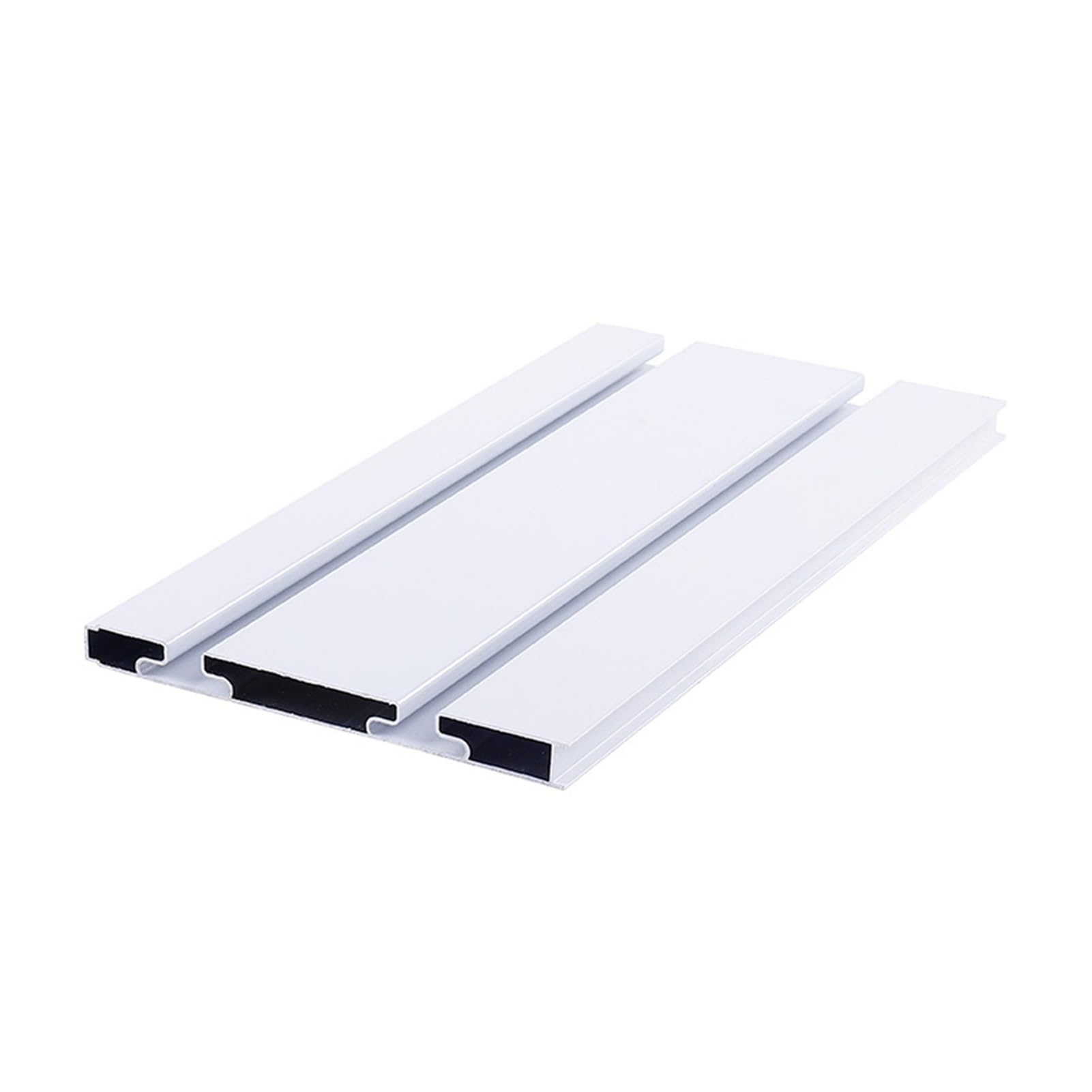 Pannelli dogati da parete per garage con 20 ganci per riporre attrezzi e ripiani per cucina, officina, esposizione al dettaglio, unità a doghe ad incastro, bianco, 120 x 15,5 cm, 7 pezzi.