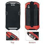 Protective Cover Bumper Case Rugged Boot with Hand Strap for Zebra TC51 TC510K TC52 TC56 TC57 (Red) - Image 5