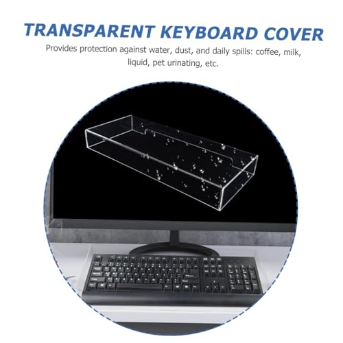Protector para teclado de estudio en acrílico transparente Levemolo diseño profesional 3