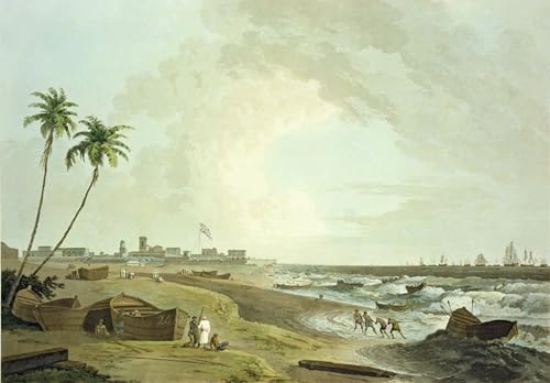 Image sur toile Vue sud-est du fort St George Madras pour habiller un mur vide