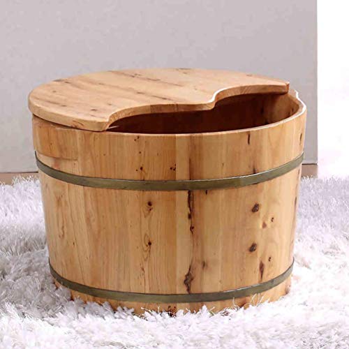 Cubeta de baño de pies de madera para adultos miniatura 4