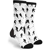 Eishockey Herren Damen Trekkingsocken Rutschfeste Wintersocken Schweißableiten Wandersocken Für...