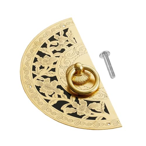 TopHomer Pomo de latón para gabinete, alacenas de cocina, alacenas, armarios, accesorios de herrajes para tocador, armario, puerta de cristal, hogar (B)