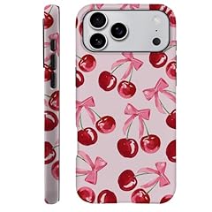 Pink Ribbon Bow Cherry Colorful