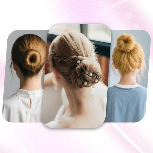 21-teiliges Haar-Dutt-Maker-Set – Duttkissen & Styling-Werkzeug für Damen, DIY Donut Dutt-Set für Ballett & Chignon, Haarschmuck für Mädchen und Frauen