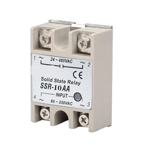 Relais statique SSR10-AA commutateur solide AC 220V 10A pour automatisme