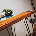 Custom Epoxy River Standing Desk, Live Edge Walnut Solid Wood Desk Top, Epoxy Resin Walnut Stand up Desk, Home Office Handmade Furniture (24