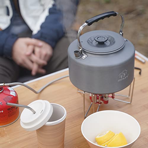 Bulin Camping Kettle 2.2L Aluminum Alloy Open Campfire Coffee Tea Pot Fast Heating Outdoor Gear Great for Boiling Water Ultralight Portable for Hiking Picnic Travel by Bulin - Image 4