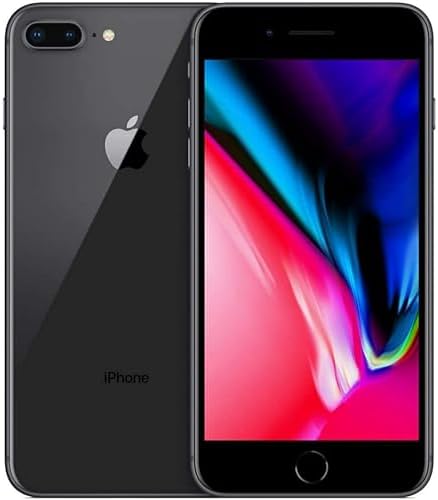Apple iPhone 8 Plus, Fully Unlocked, 64 GB - Space Gray (Renewed)