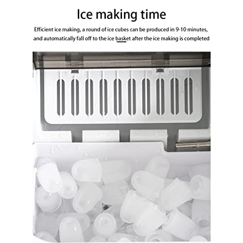 Máquina compacta para hacer cubitos de hielo portátil miniatura 4
