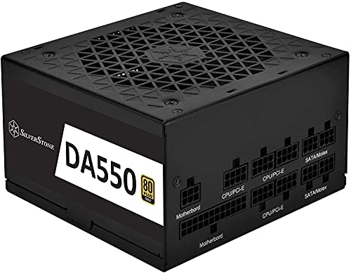 Silverstone Decathlon 80 PLUS Gold 550W PC電源ユニット ATX フルモジュラー SST-DA550-G