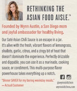 Miniatura 3 de Wynn's Kitchen Salsa de chile asiático Sate (KETO, sin azúcar, paleo, todos los ingredientes naturales, sin MSG, sin gluten)