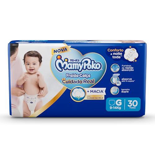 MamyPoko Fralda-Calça Premium Seca G 30 Unidades