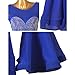 ZYDANC Blue,3XL,Modern Waltz Competition Costume Backless Ballroom Dance Performance Dresses Women's Tango Dancing Outfits