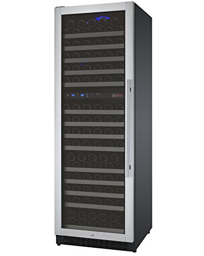 Allavino FlexCount VSWR172-2SSLN - 172 Bottle Dual Zone Wine Refrigerator with Left Hinge