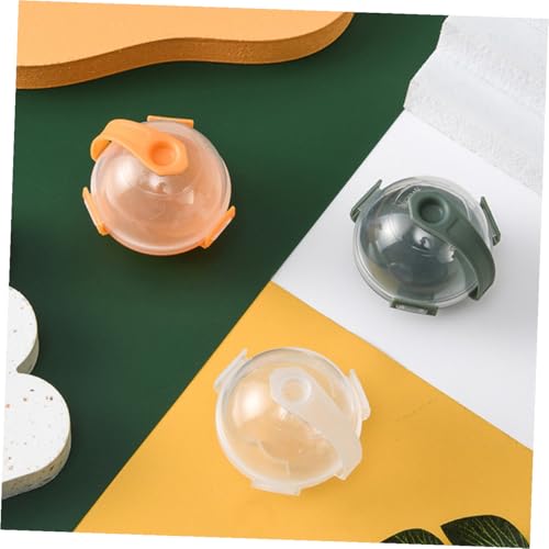 12 moldes redondos para hielo en forma de bola naranja miniatura 7