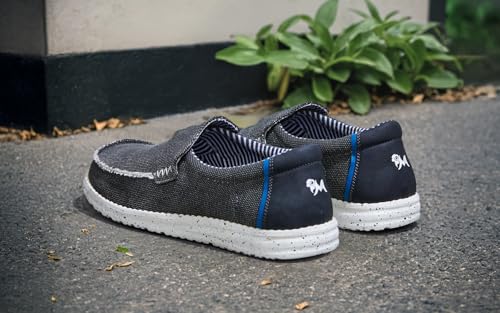Image of Neeman's Canvas Wanderers Slip Ons for Men | Boat Shoes | Comfortable, Flexible & Breathable