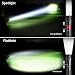 Blukar LED Taschenlampe Aufladbar, 2 Stück 2000L Extrem Helle Zoombar Torch