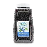Harmony House Foods Freeze-Dried Blueberries, whole (6 oz, Quart Size Jar)