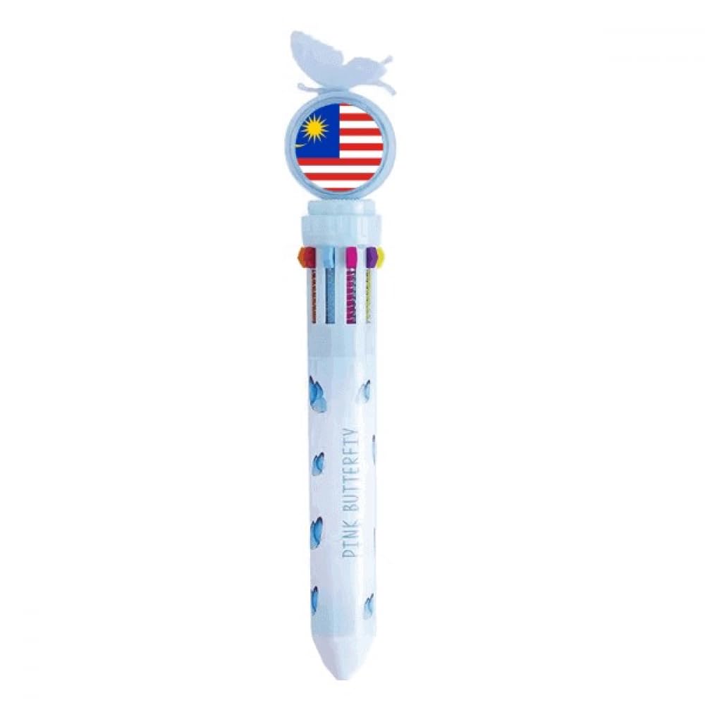 Stylo à bille rétractable multicolore Malaisie pour ne plus perdre vos stylos de couleur
