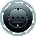 Price comparison product image Berker Schuko socket 47452045, glossy black