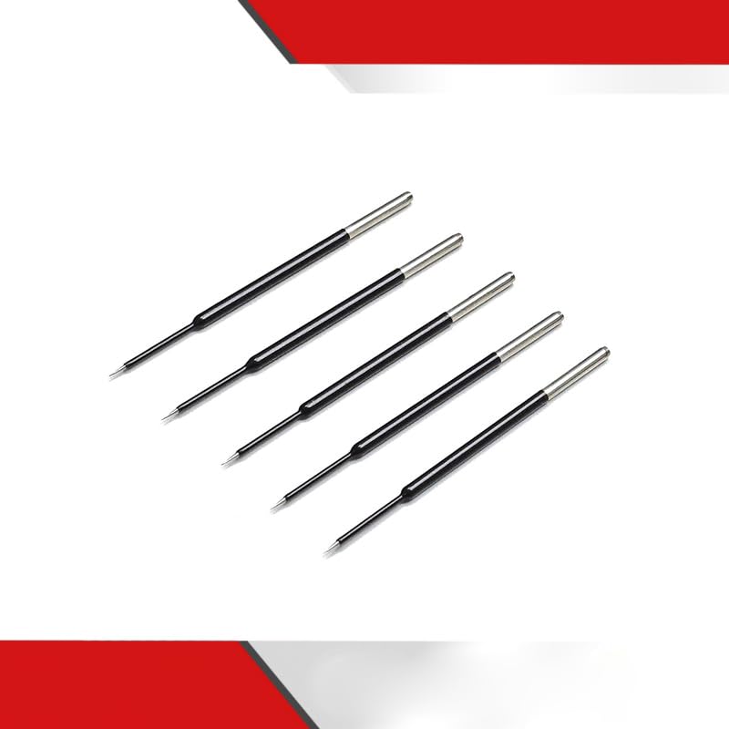 Colorado Micro Dissection Needle Straight 7cm, Set of 5 Pcs, Point Made in Tungsten Carbide